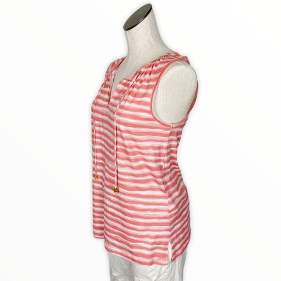 MICHAEL KORS Striped Sleeveless Tank Top - Picture 4 of 16